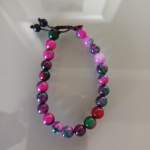 Mala rose et violine non élastique