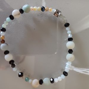 mala pierre   amazonite et strass