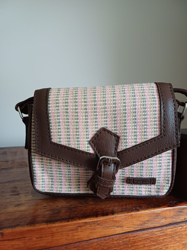 sac à main coton et cuir