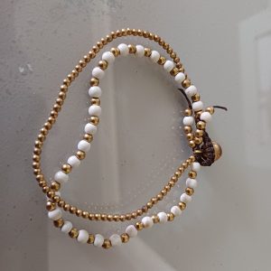 mala blanc double brin