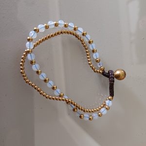 mala blanc double brin