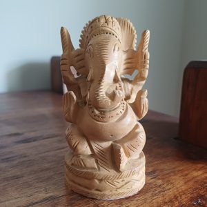 statue ganesh en bois